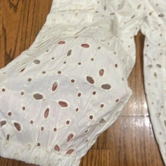 Zara Matching Embroidered/Crochet Set